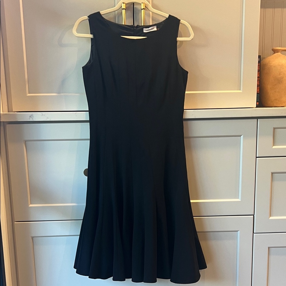 Calvin Klein Black Midi Dress